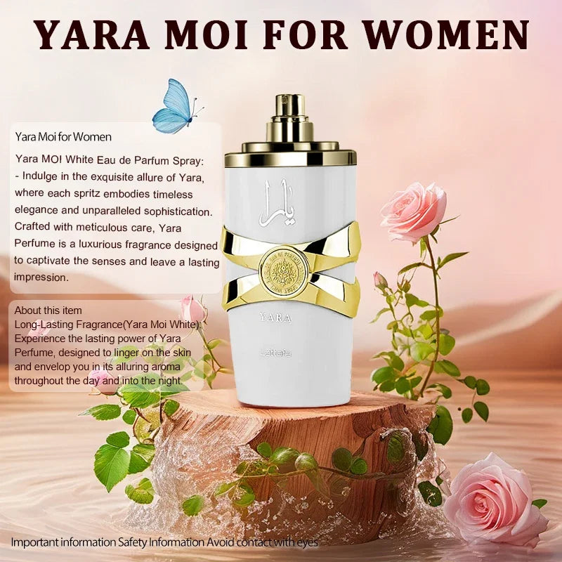 Yara Moi EDP 100ML – Long-Lasting Original Perfume for Women, Perfect Gift