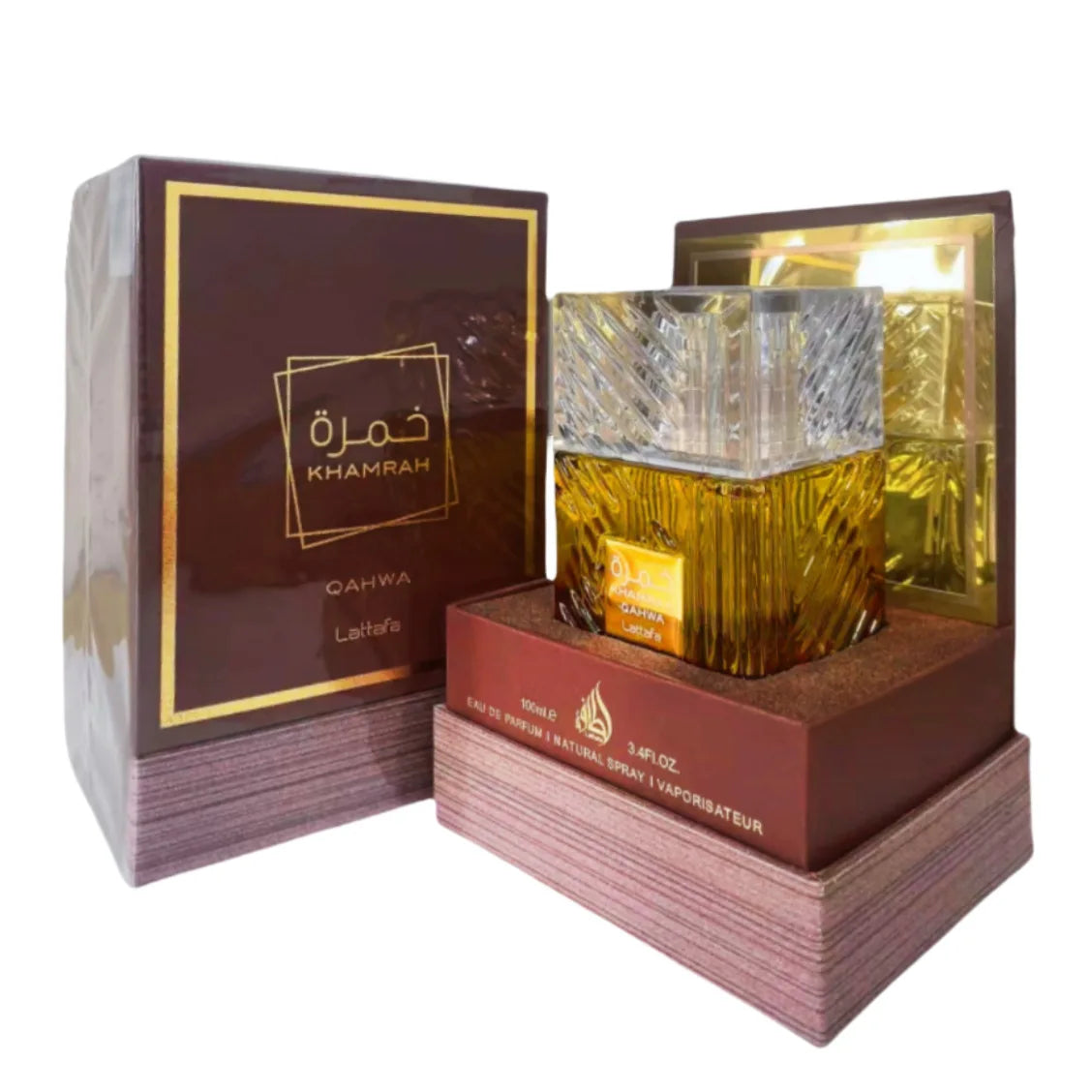 Lattafa Khamrah Qahwa 100ML EDT – Unisex Arabian Perfume Inspired by Dubai