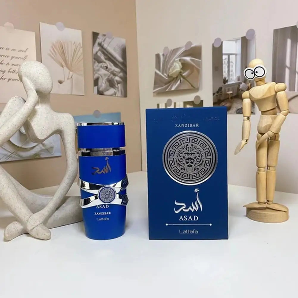 Lattafa Asad EDP 100ML – Long-Lasting Unisex Floral & Woody Arabian Perfume
