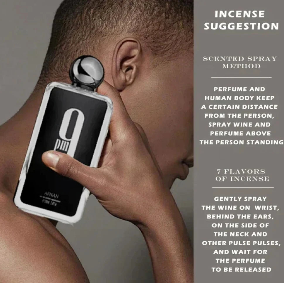 9PM Eau de Parfum – Long-Lasting Men’s Body Spray with Floral Scent, Perfect Gift