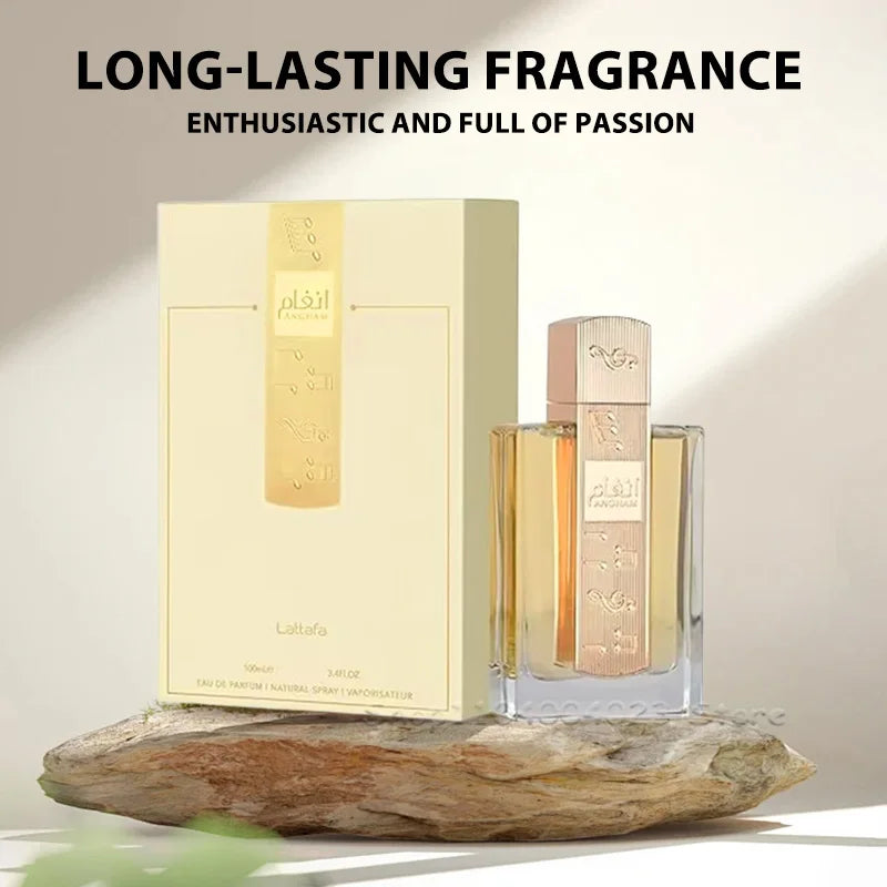 Lattafa Angham EDP 100ML – Long-Lasting Unisex Arabic Perfume with Fresh Floral Scent