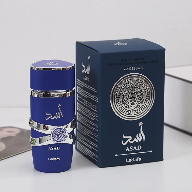 Lattafa Asad EDP 100ML – Long-Lasting Unisex Floral & Woody Arabian Perfume