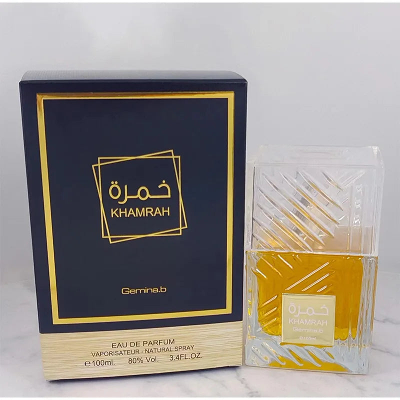 Khamrah Man EDP 100ML – Long-Lasting Unisex Perfume with Woody & Fresh Fougere Notes