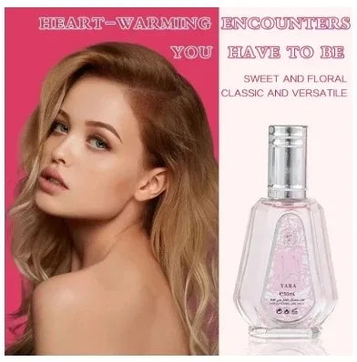 Yara Rosa Perfume for Women 50 Ml - Arab Fragrance - Ideal for Lovers of Sweet and Floral Perfumes