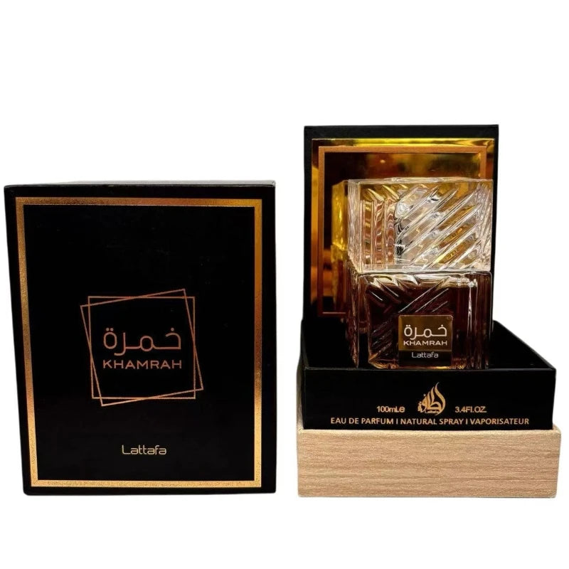 Lattafa Khamrah Qahwa 100ML EDT – Unisex Arabian Perfume Inspired by Dubai