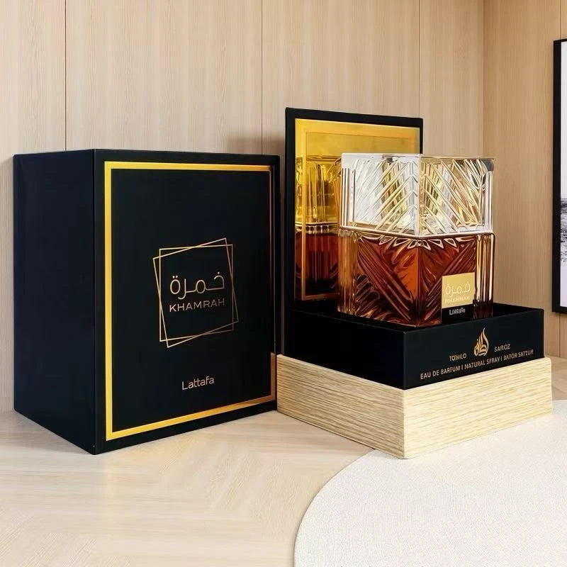 Lattafa Khamrah Qahwa 100ML EDT – Unisex Arabian Perfume Inspired by Dubai