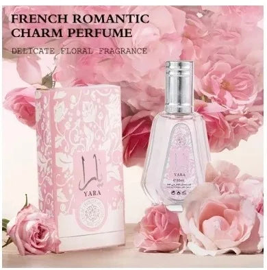 Yara Rosa Perfume for Women 50 Ml - Arab Fragrance - Ideal for Lovers of Sweet and Floral Perfumes